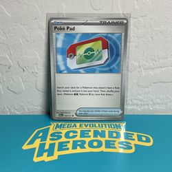 Pokemon Poké Pad Item Card Ascended Heroes