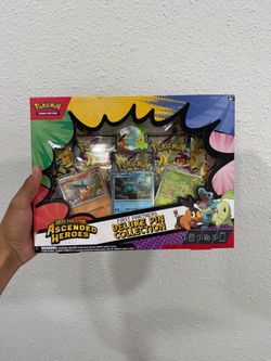 Pokemon Ascended Heroes - First Partners Deluxe Pin Collection - Sealed Box