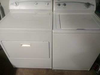 Kenmore set washer and gas dryer they both work great