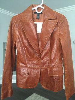 Laundry by Shelli Segal Woman’s Leather Jacket. Size Medium
