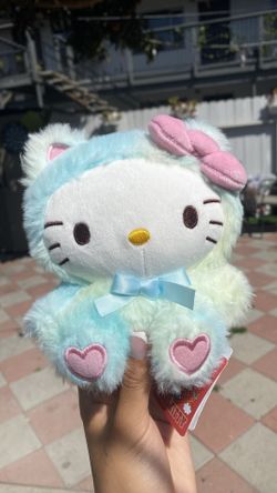 Hello kitty cat suit plushie