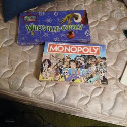 Limited Edition Monopoly One Piece With Whoville-Opoly