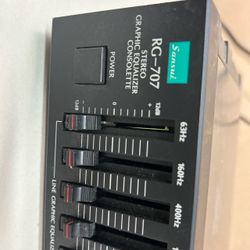 Sansui RG-707 stereo graphic equalizer consolette
