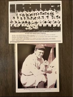 New York Yankees Vintage Baseball Photo Prints
