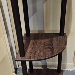 Corner Side Brown Table Living Room Bedroom 