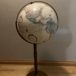 Globe Of World On Stand