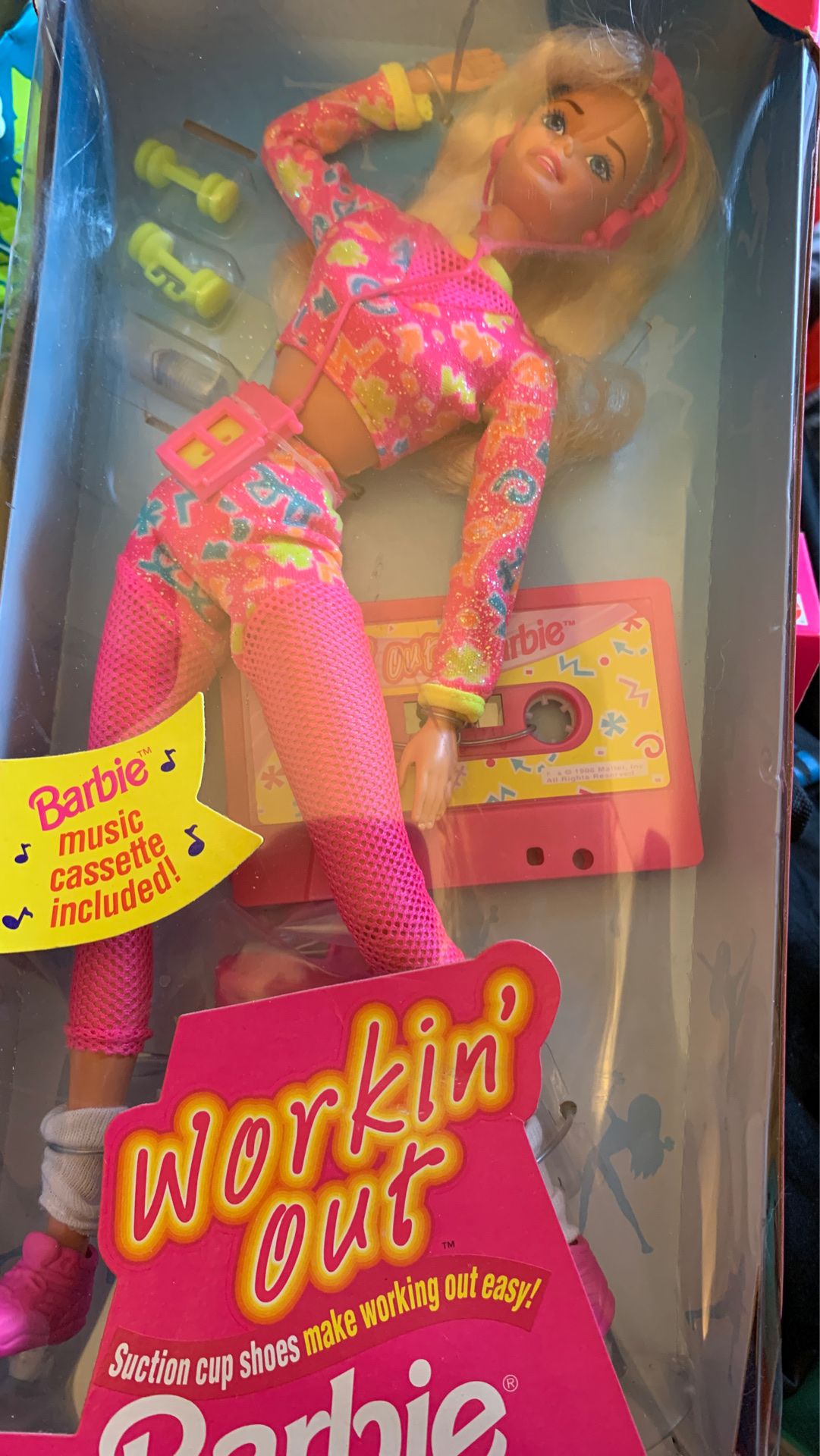 1996 Mattel Barbie Working out