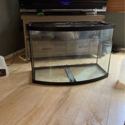 Fish Tank 36 Gallon Bow front 