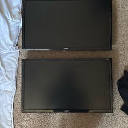 Two monitors