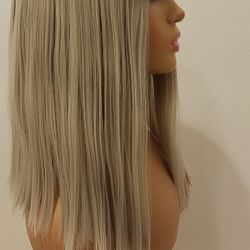Lace Front Wig Blonde Straight BRAND NEW