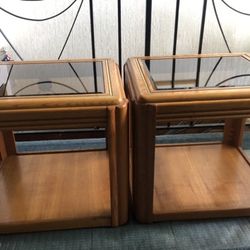 Set Of  3 Wood Tables