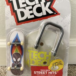 Tech Deck Street Hits + Obstacle Bike Lock Toy Finger Board Stocking Stuffer Christmas Gift