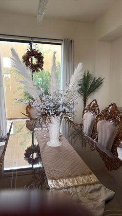 Lenox vase with amazing floral arrangement