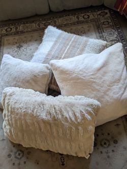 4 Pottery Barn Large Accent Pillows