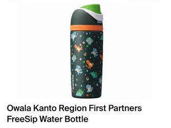 Owala 16 fl oz Stainless Steel Special Edition Freesip Water Bottle- Kanto Region First Partners