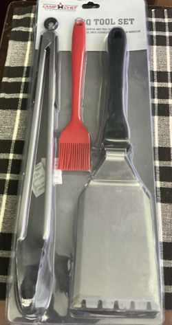 Grill Box Spatula;Heavy-Duty Tongs;Silicone Basting Brush $10