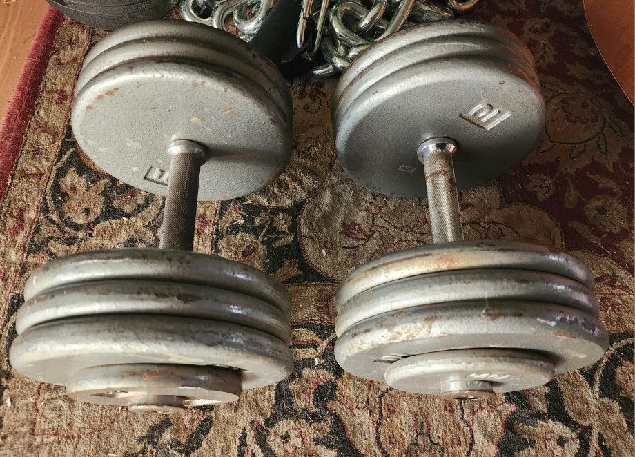 70 Pound Pro Style Fixed Dumbbells
