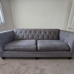 Gray Couch and Love seat sofa! 