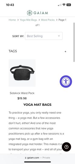 Gaiam Sidekick Waist Bag