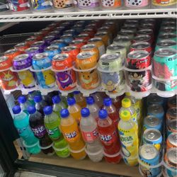 Exotic Asian imported Rare Drinks Fanta Pokémon Dragon Ball Z One Piece Boba Milk Tea Hello Kitty 