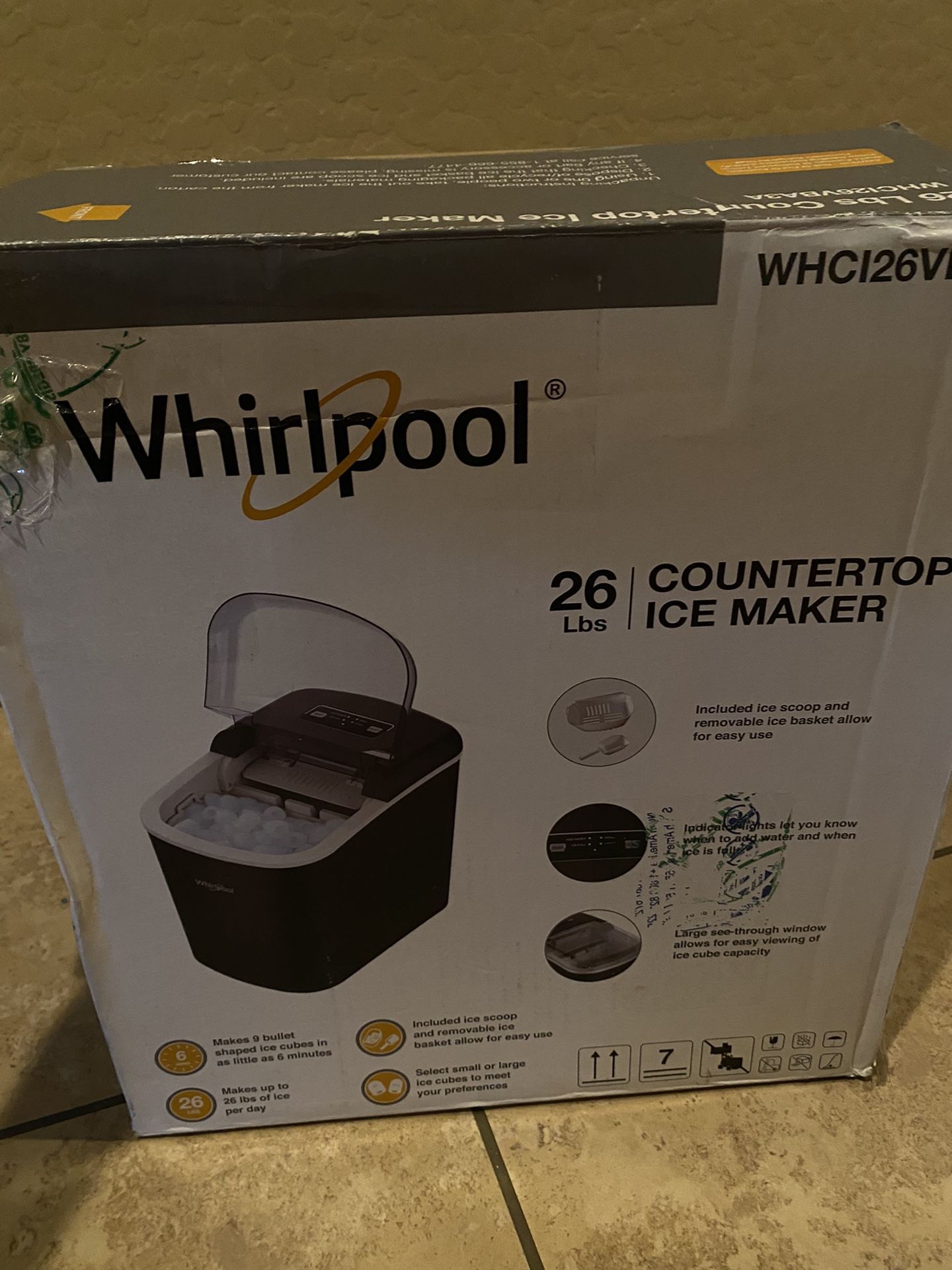 Whirlpool Countertop Ice Maker