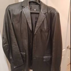 Real Leather Mens Blazers - 48L