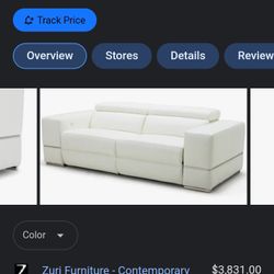 Zuri Couch Electric Recline 