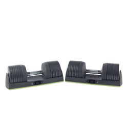 Adjustable Dumbbell Pair - Cool Gray