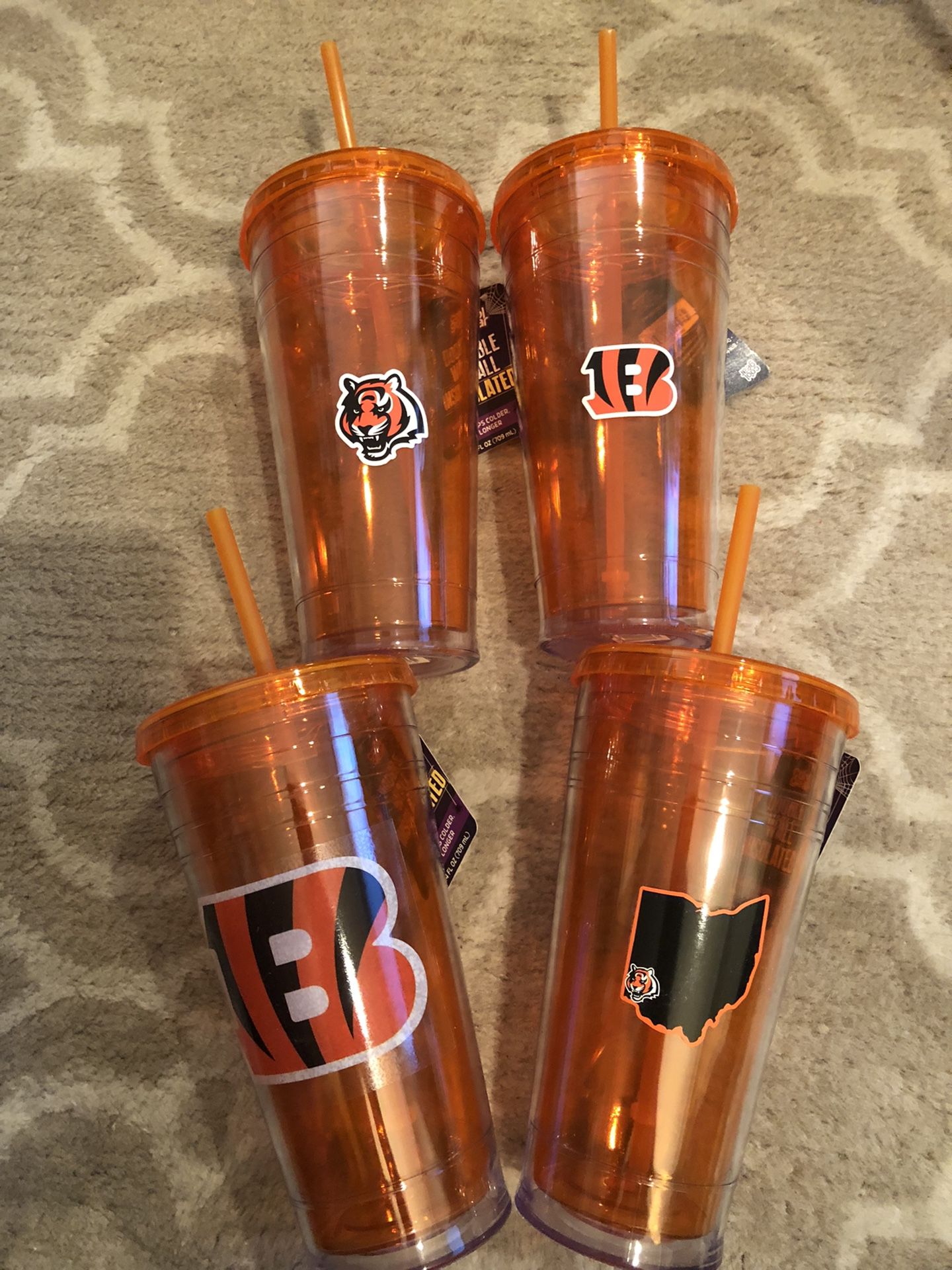 Bengals Double Insulated Tumblers