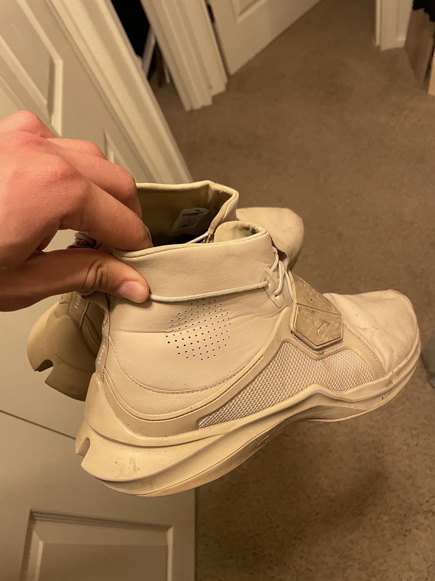 FENTY X PUMA Leather Wedge Sneakers Size 12