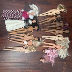 Assorted Barbie Doll Lot 