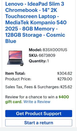 Lenovo IDEAPAD SLIM 3 chromebook BRAND NEW