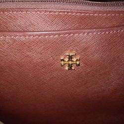 Tory Burch Zipper Tote 3 Compartments Zip Pocket Inside 