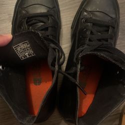 Black Nonslip work shoes