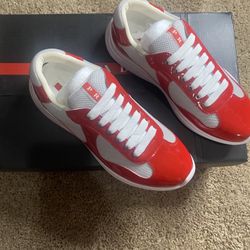 Red Prada Shoes / Size 6 Women 