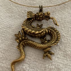 Vintage Dragon Choker Necklace