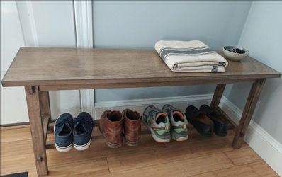 Decor Therapy Kyoto Wooden Bench