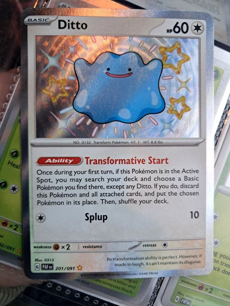 Ditto Pokemon Card