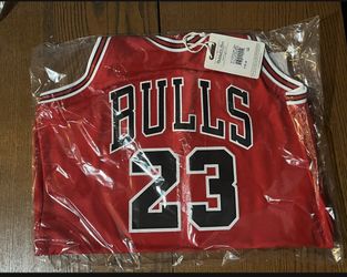 New Mens X Large Michael Jordan Jersey $329 Retail Mitchell And Ness Chicago Bulls Red Authentic 