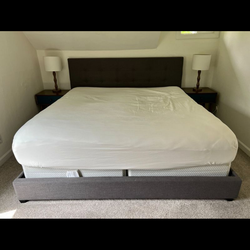 king size bed frame and headboard