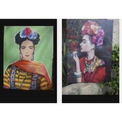 (2) Art On Canvas, 22 X 28",  $15 Each