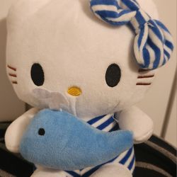 Hello Kitty With Blue Whale