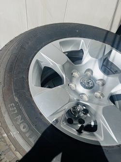 4-DODGE Rims/TIRES -Firestone Destination LE3 275/65R18 116T M+S