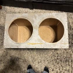 2 12 inch subwoofer box