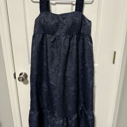 Navy Blue Dress 