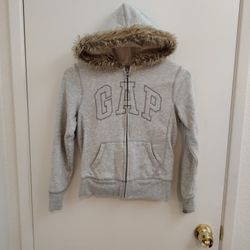 Gap Grey Sherpa Jacket 