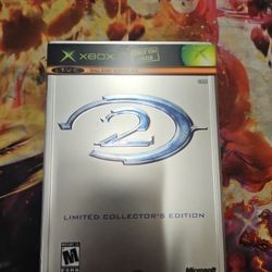 Xbox Halo 2 Limited Collector's Edition Steelbook CIB 