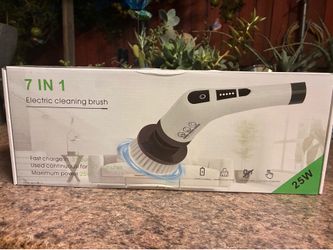 New 7-in-1 Electric Cleaning Brush Cordless Power Scrubber