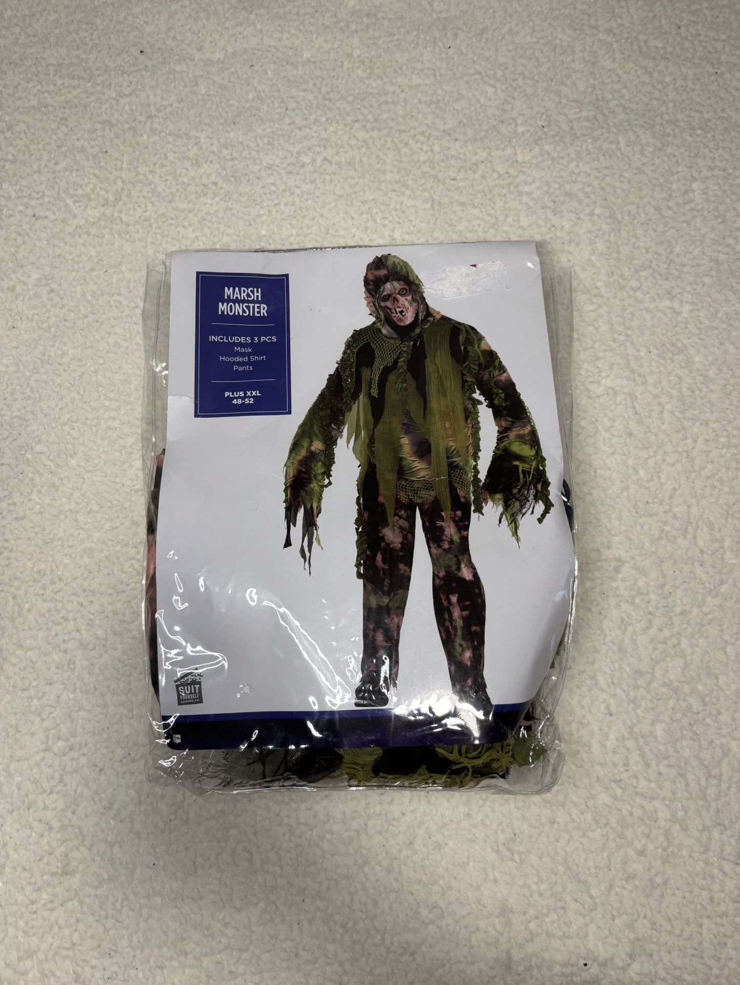 Halloween Costume Men Marsh Monster 3-piece Set