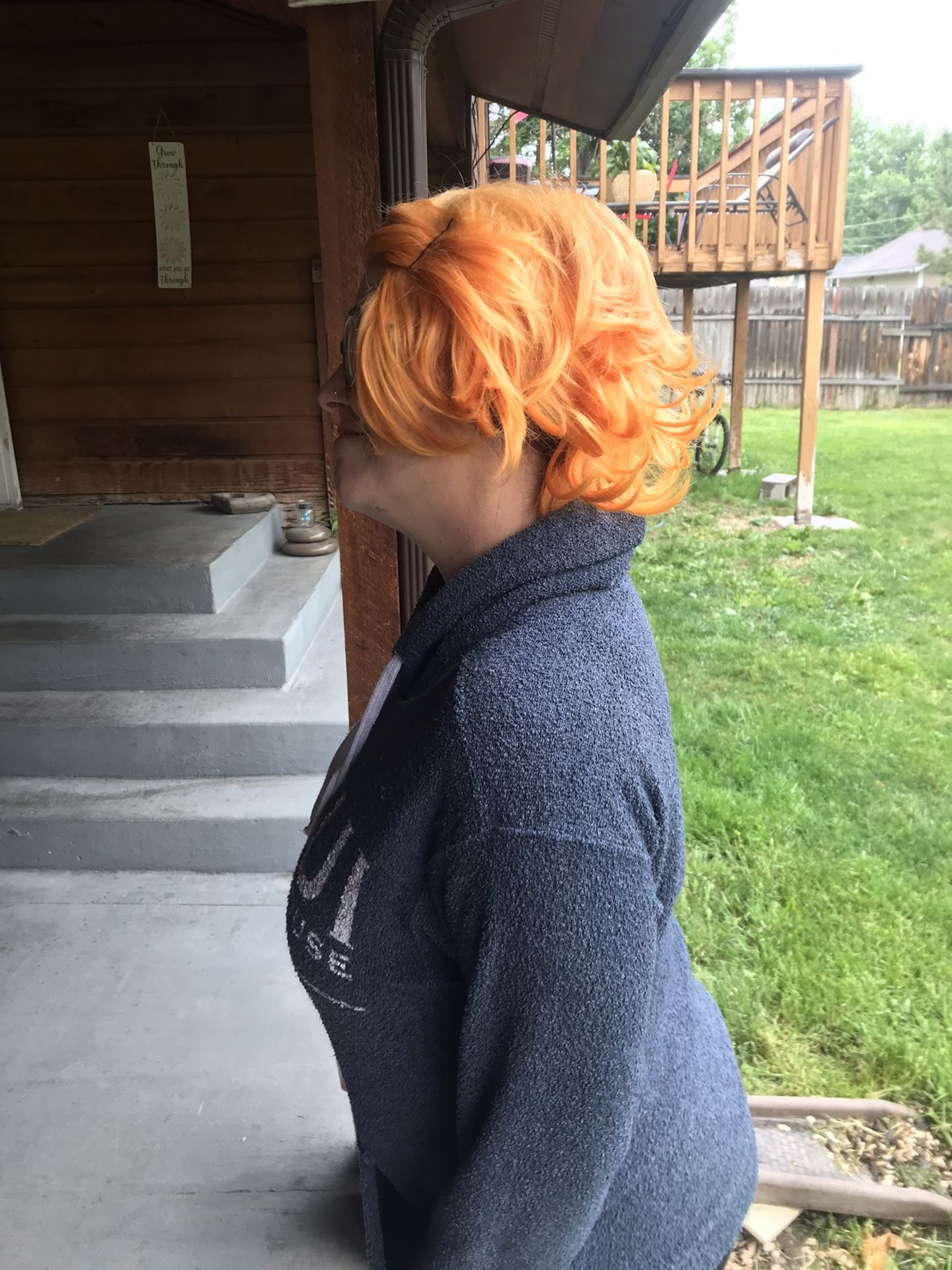 Orange Wig Short Haired